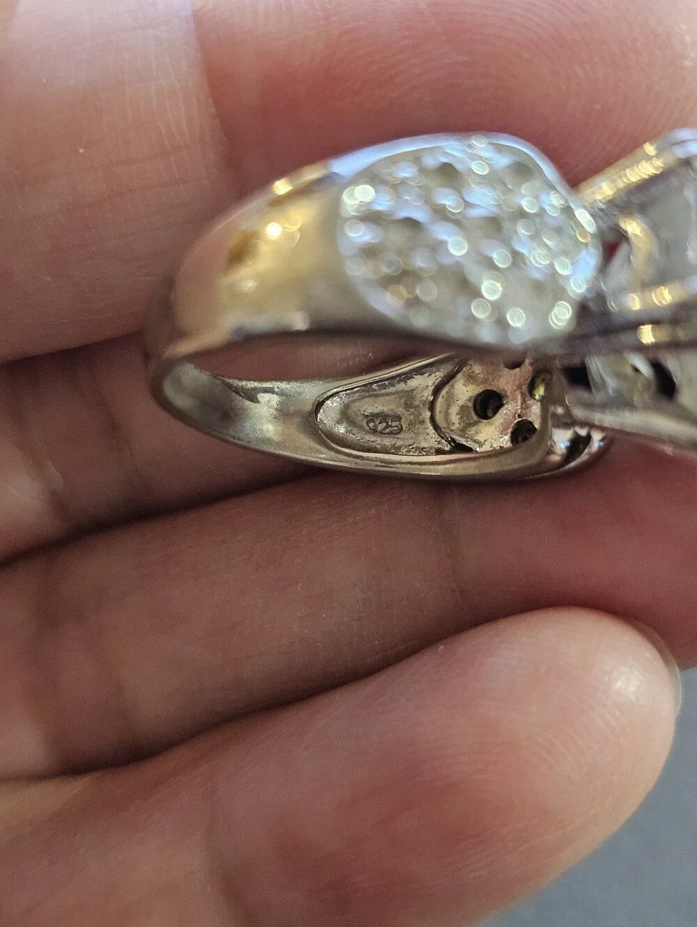 Sterling Silver Vintage Style Solitaire Ring